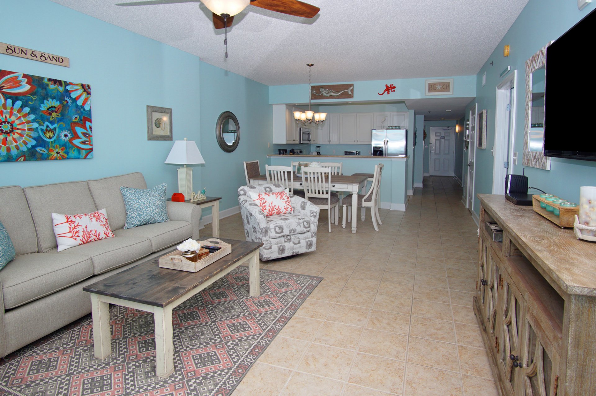 Blue Water Keyes PH 4 Ocean Front Condo North Myrtle Beach Rental