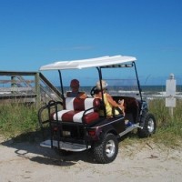 golf cart on north myrtle beach
