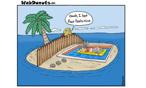 Funny Comic Pool