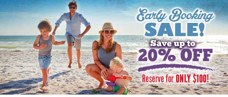 Early Booking Special for 2020 Vacation Rentals