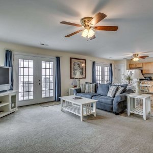 Blue Heaven Second Floor Living Room & Kitchenette