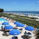 Outdoor pool area