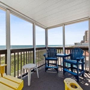 Crescent Beach Villas Oceanfront Balcony