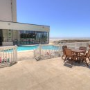 Outdoor pool deck