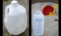 Baby Powder/Jug of Water