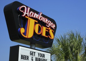 Hamburger Joes Sign