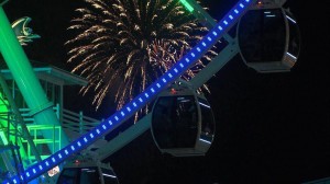 Myrtle Beach skywheel fireworks