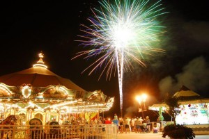 Fireworks over Carousel