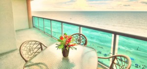 ocean front balcony