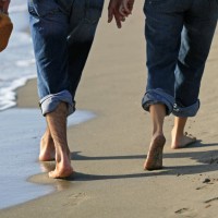 Walk on beach