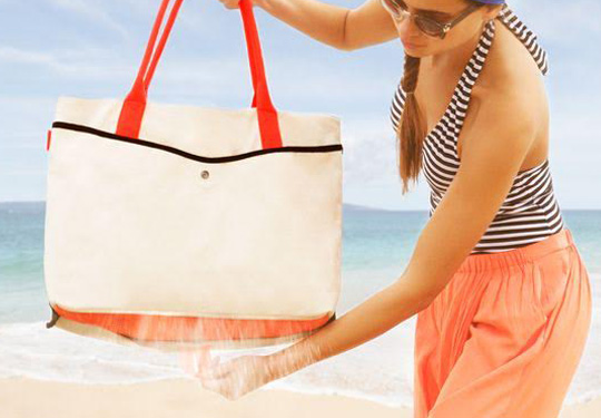 Beach bag sand falls through deals